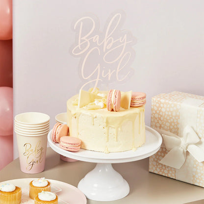 Baby Girl Cake Topper