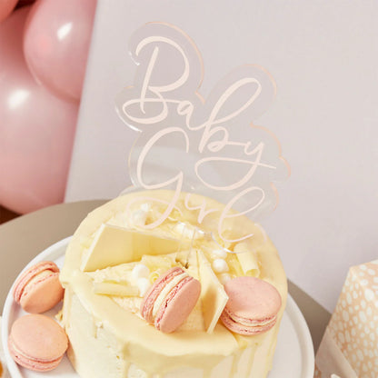 Baby Girl Cake Topper