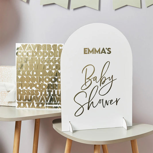 Personalisable Baby Shower Sign