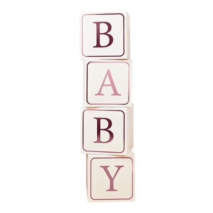 Pink Baby Jumbo Blocks