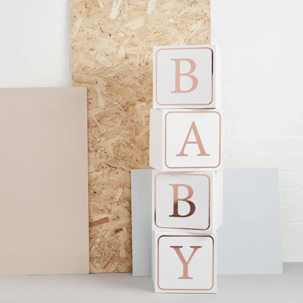 Rose Gold "Baby" Jumbo Blocks