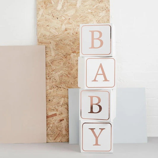 Rose Gold "Baby" Jumbo Blocks