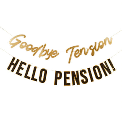 Funny Retirement Banner Set