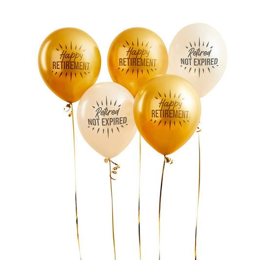 Retirement Themed Balloons