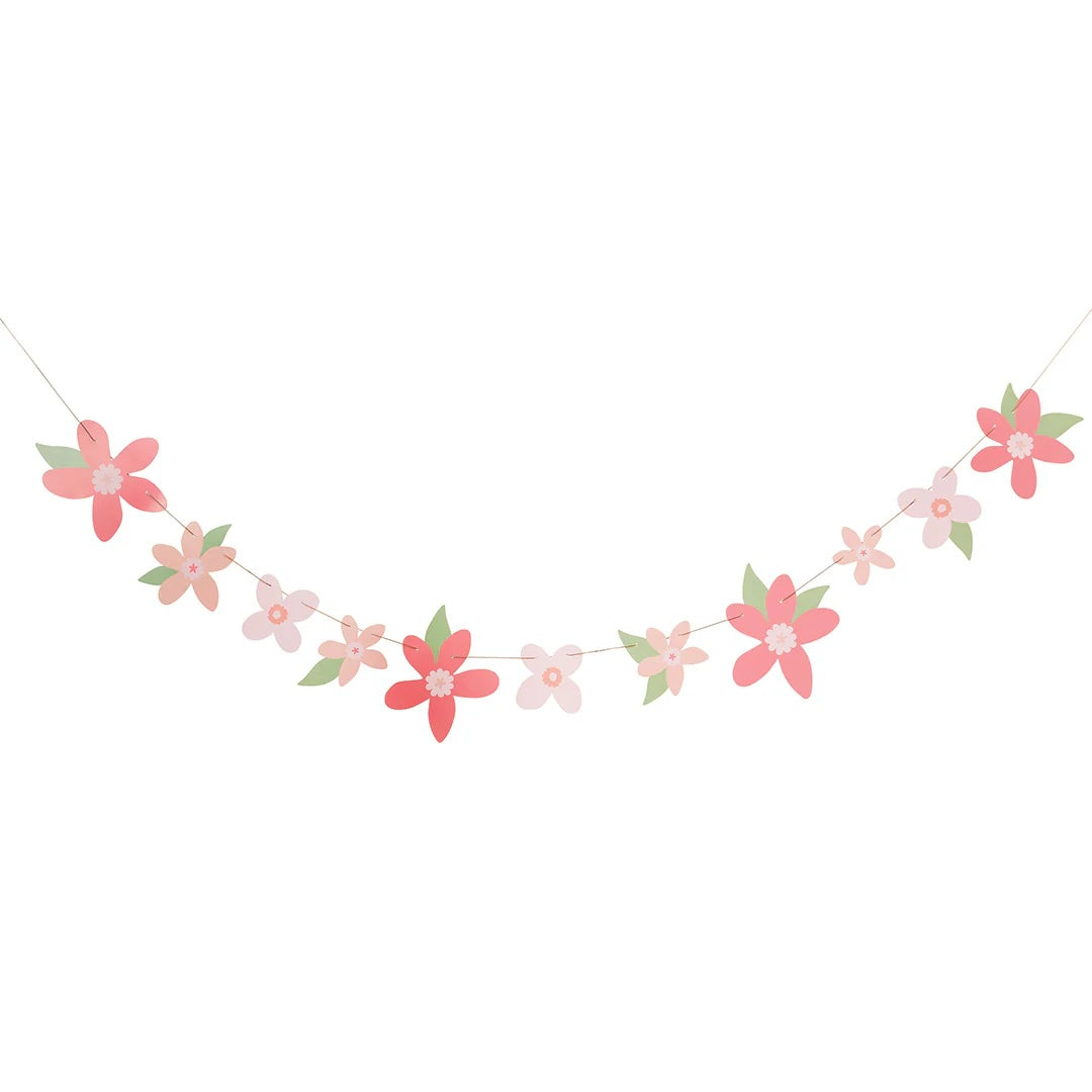 Pink Flower Garland