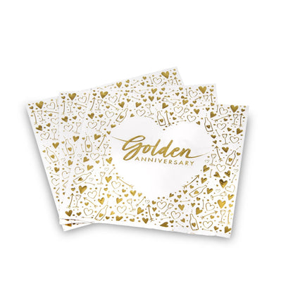 Golden Anniversary Napkins