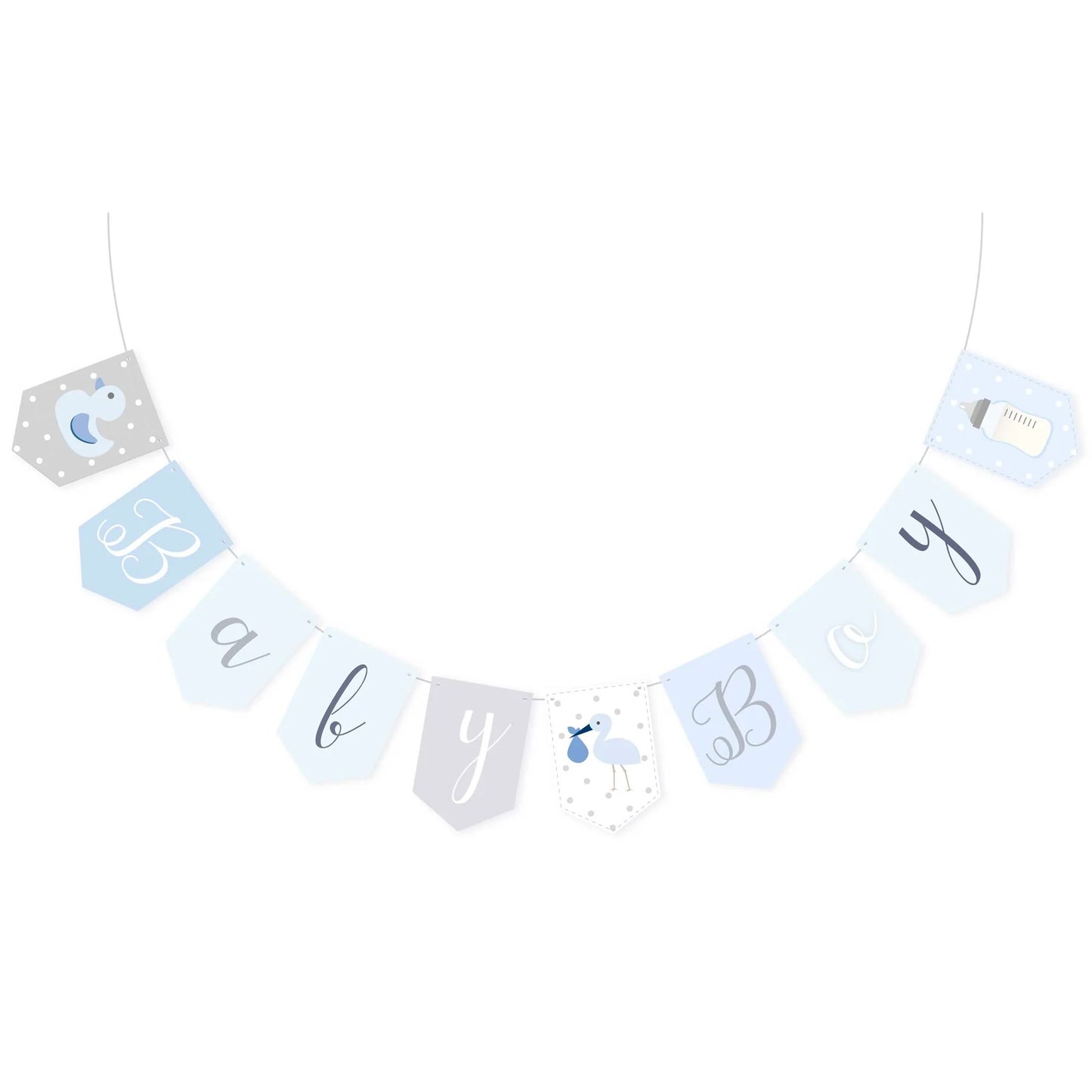 Baby Boy Card Banner