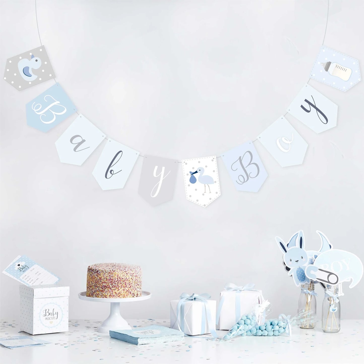 Baby Boy Card Banner