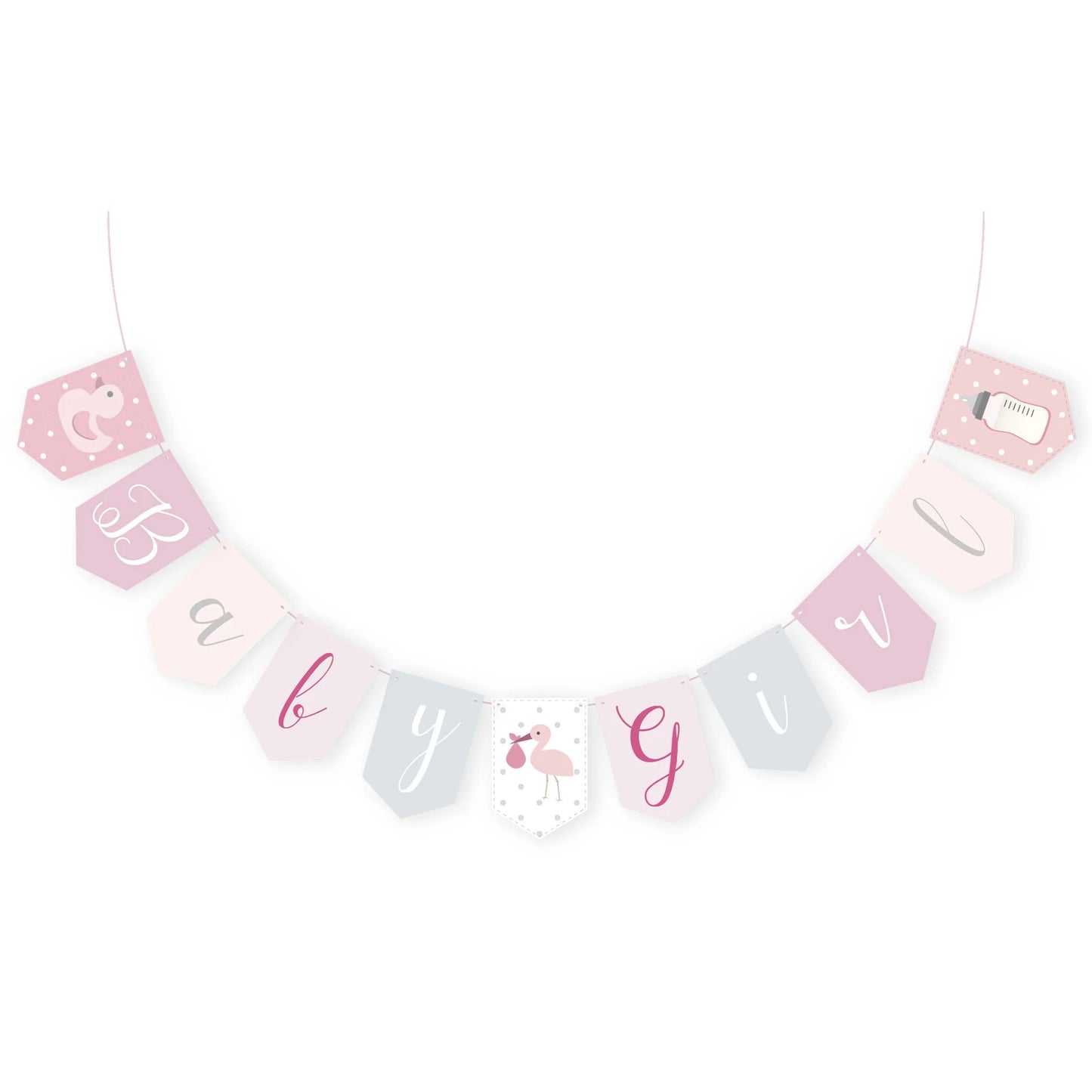 Baby Girl Card Banner