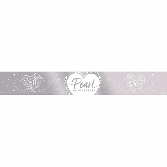 Pearl Anniversary Banner (30th)