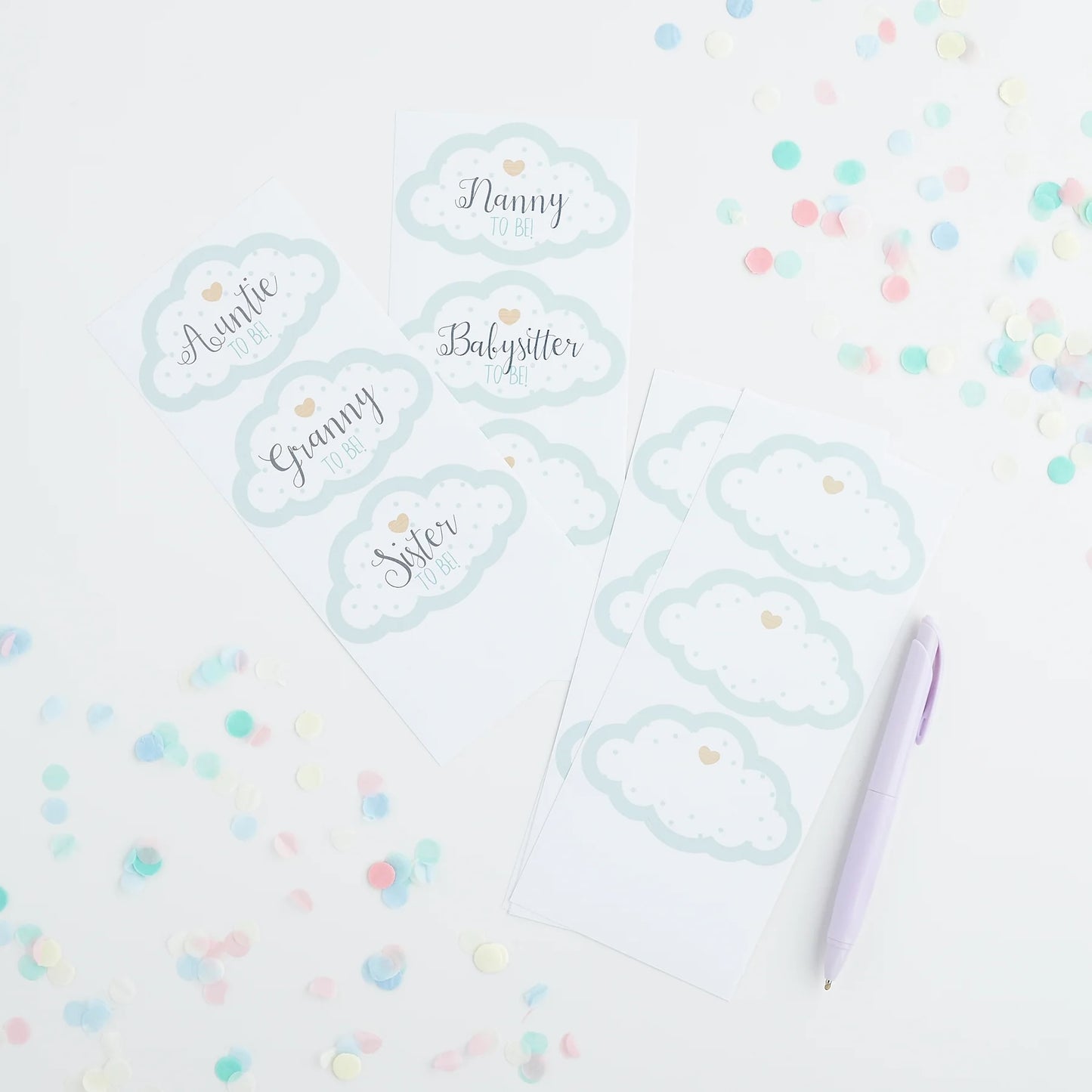 Cloud Guest Stickers