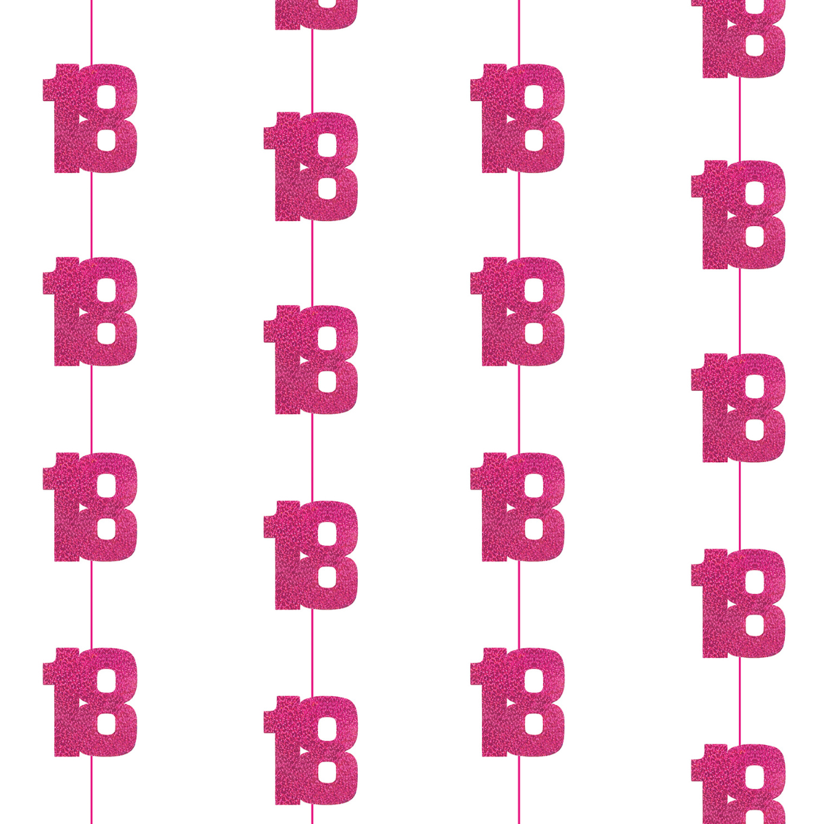 18th Birthday Pink Hanging Strings