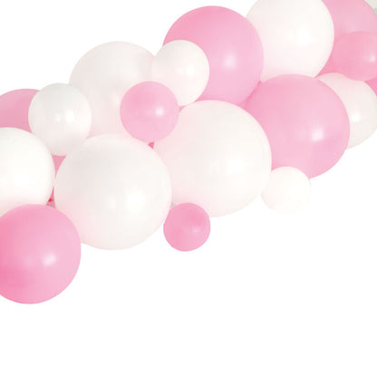 Pink & White Balloon Table Runner Kit