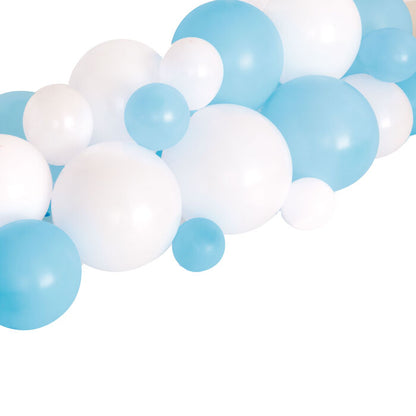 Blue & White Balloon Table Runner Kit