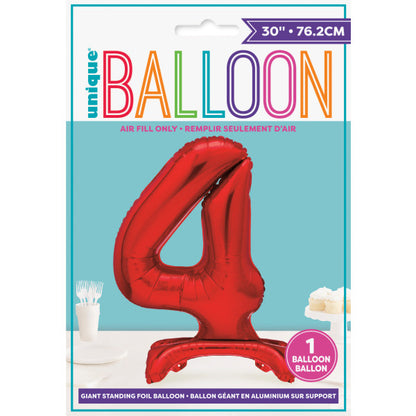 Ruby 40 Standing Balloons