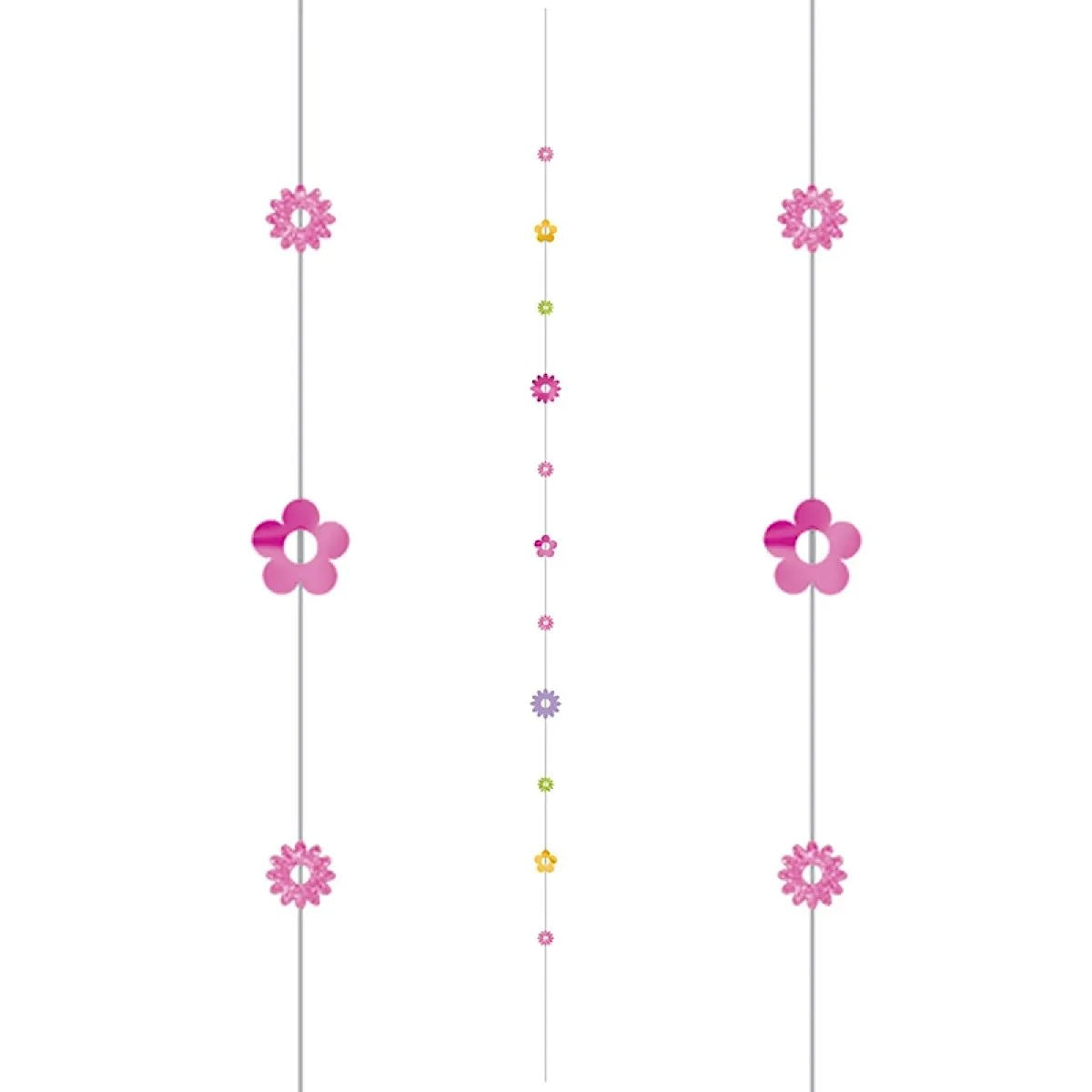 Glittery Flower String Decoration