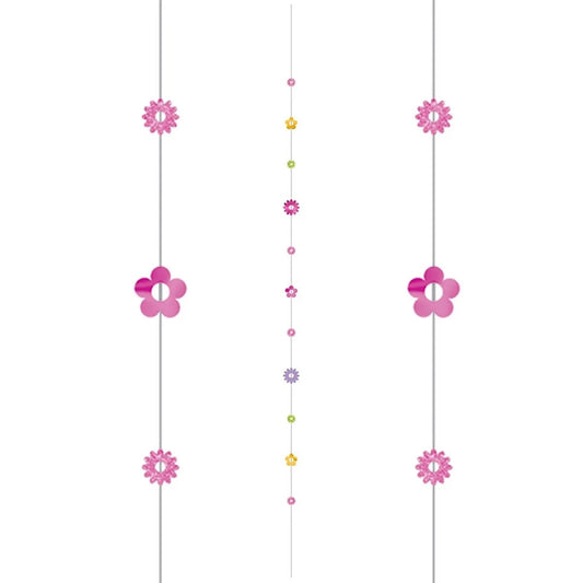 Glittery Flower String Decoration