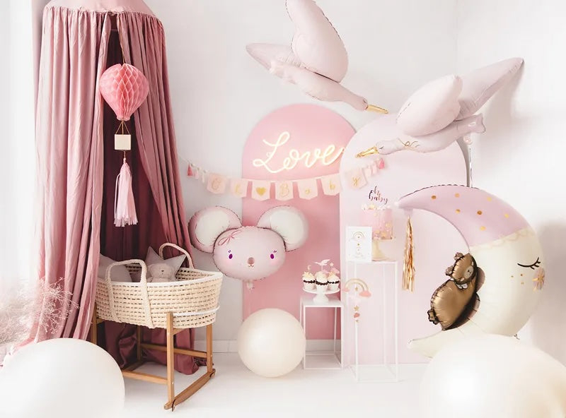 Pink Honeycomb Hot Air Balloon