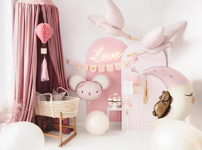 Pink Honeycomb Hot Air Balloon