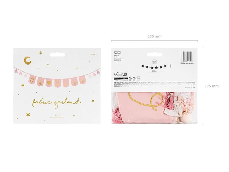 Oh Baby Fabric Garland