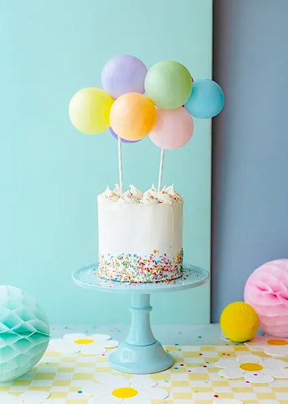 Multicoloured Balloon Bundle Cake Topper