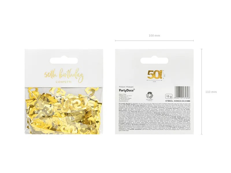 Golden Anniversary 50 Confetti