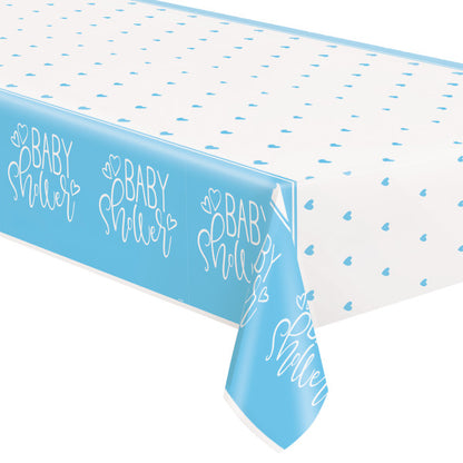 Blue Baby Shower Table Cover