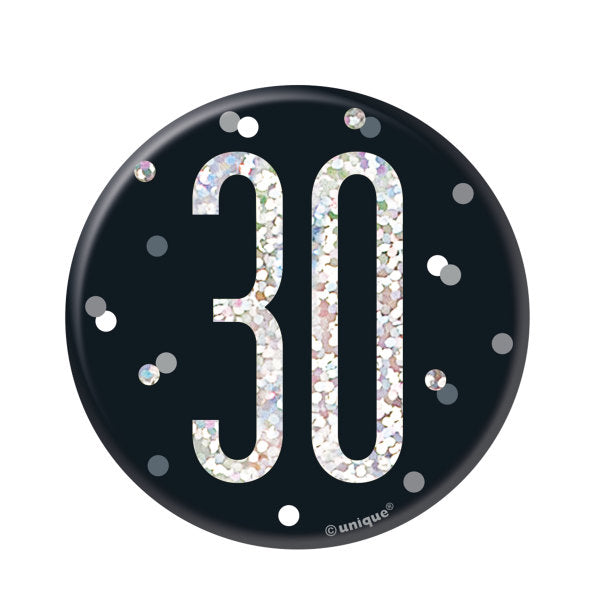 30th Birthday Black Badge