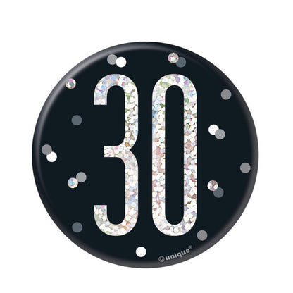 30th Birthday Black Badge