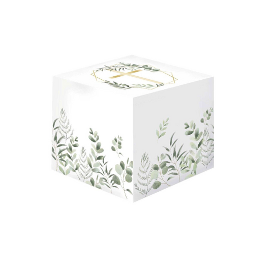 Botanical Cross Favour boxes