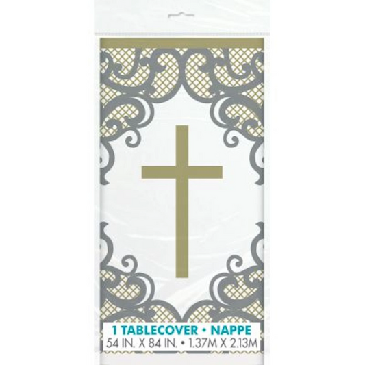 Gold Cross Table Cover