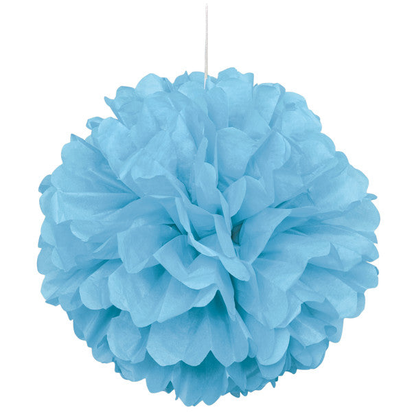 Blue Mini Fluffy Pom Poms
