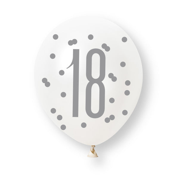 18th Birthday Blue Mixed Balloons