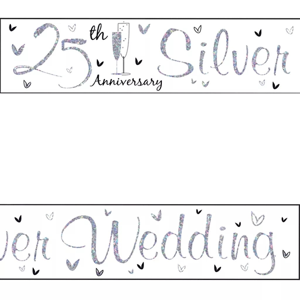Silver Anniversary Banner