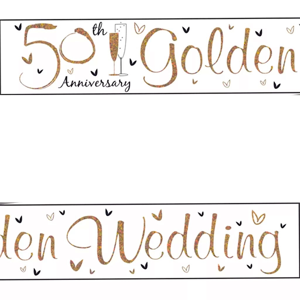 Golden Anniversary Banner