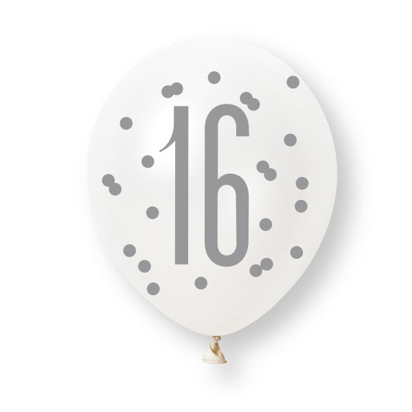 16th Birthday Blue Mixed Balloons