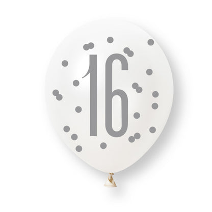 16th Birthday Blue Mixed Balloons