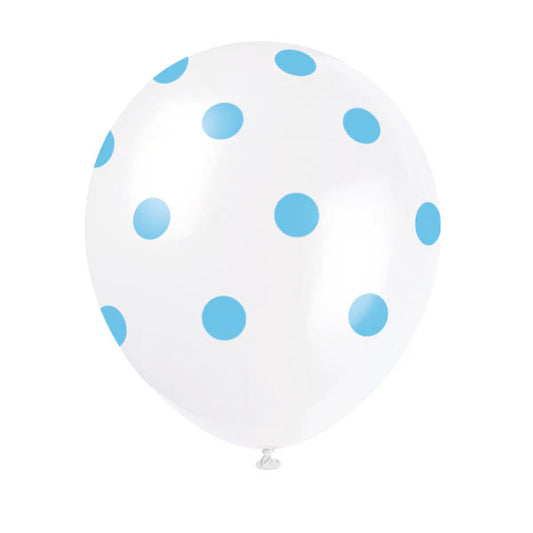 Blue Dotted Balloons