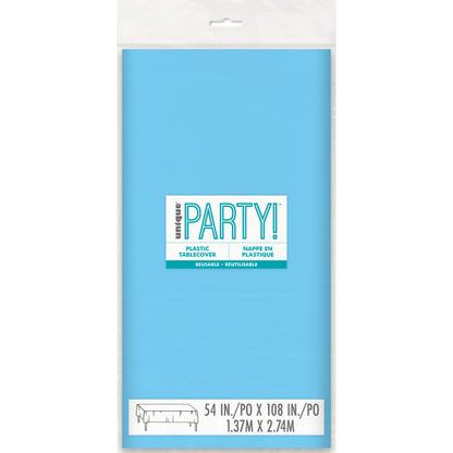 Blue Plastic Table Cover