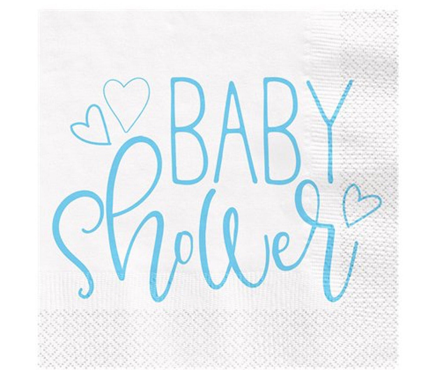 Blue Baby Shower Napkins