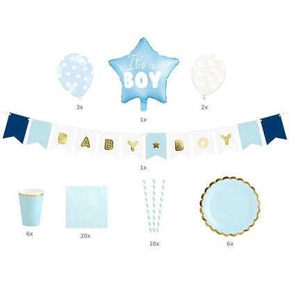 It's A Boy Party Decoration Kit