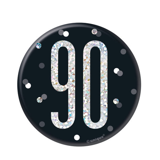 90th Birthday Black Badge