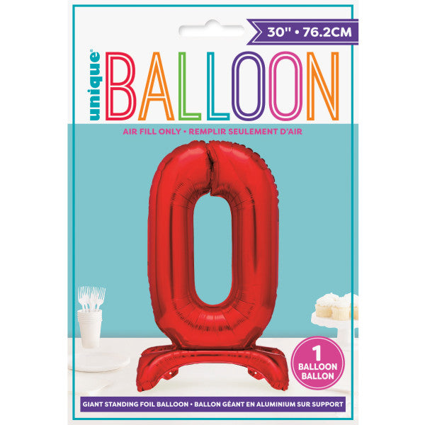 Ruby 40 Standing Balloons