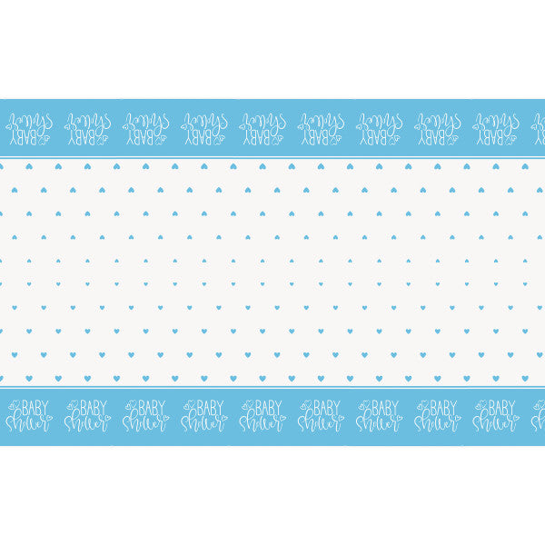 Blue Baby Shower Table Cover