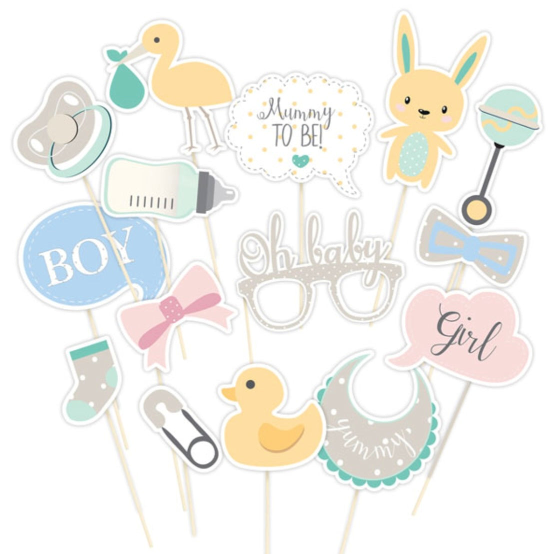 Neutral Baby Photo Props