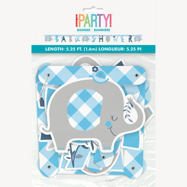 Elephant Baby Shower Banner