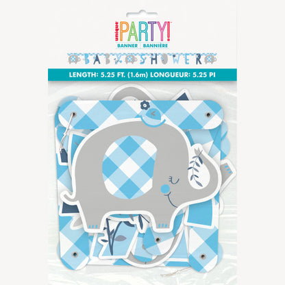 Elephant Baby Shower Banner