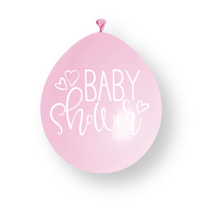 Pink Baby Shower Balloons