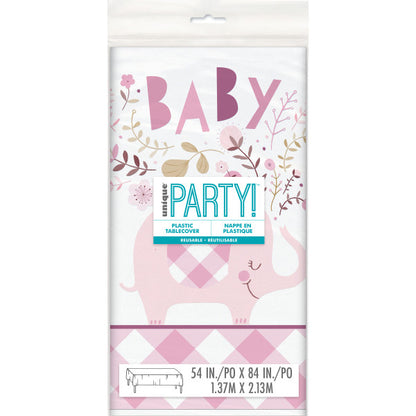 Elephant Baby Table Cover