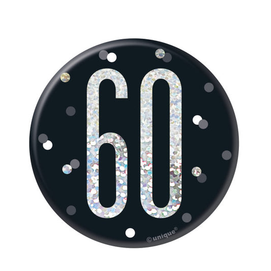 60th Birthday Black Badge